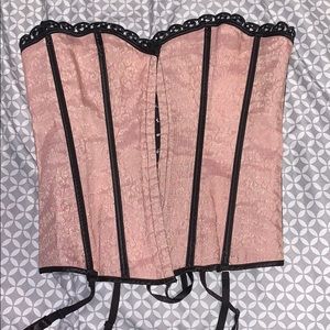 Lace up corset top